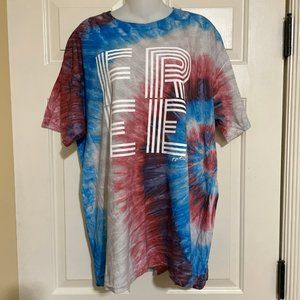 NWT Colortone "FREE" tie-dye t-shirt tee XL